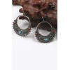 Boho-Chic Hoop Earrings - Image 3