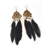 Mistic Dreamcatcher Feather Earings - Image 3